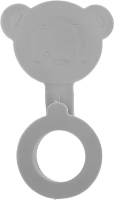 Produktbild von Badstopper Silikon, 3 cm, grau, für Badewanne und Waschbecken