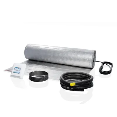Produktbild von STIEBEL ELTRON elektrische Fußbodenheizung für Laminat und Fertigparkett, Komplettset 8 m², 140 W/m², FTD 140/8 Set Plus, 205743