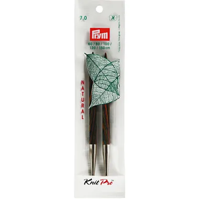 Produktbild von Prym 223323, Einzelspitzen-Stricknadel, Mehrfarbig, Holz, 116 mm, 3,5 mm, 2 Stück(e)