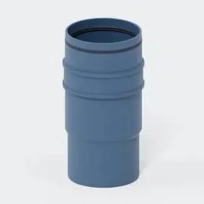Produktbild von POLOPLAST Langmuffe, DN125, POLO-KAL XS, PP-MD, Ø125mm, blau, 1 Stk.