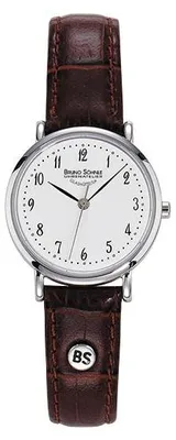 Produktbild von Bruno Söhnle 17-13045-921 Damen-Armbanduhr, Edelstahl-Gehäuse, Leder-Armband