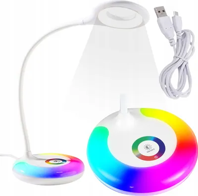Zdjęcie produktu dla Lampka Biurkowa Led Okrągła 886