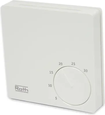 Produktbild von ROTH WERKE Roth, Raumthermostat, Basicline H, 230 Volt, 1 Stk.