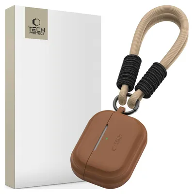 Zdjęcie produktu dla Tech-Protect Silicone Rope Apple Airpods Pro 1/2 Czekoladowy brąz