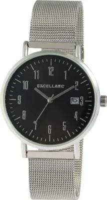 Produktbild von Excellanc Herrenuhr mit Edelstahl Meshband,
