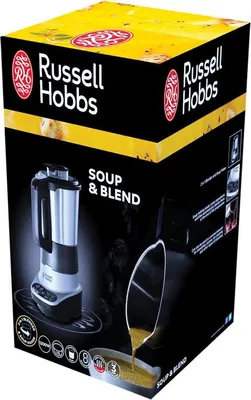 Obrázok produktu pre RUSSELL HOBBS stojanový mixér 8Progr. nerezový džbán s vekom IceCr. edst-sw 21480-56 SOUP & BLEND
