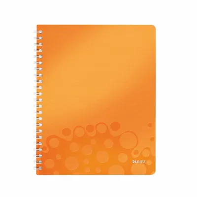 Obrázek produktu pro Leitz 46380044, Vzorovaný, Oranžová, A4, 80 listy, 80 g/m², Měkký obal