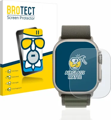 Produktbild von BROTECT Entspiegelungs Schutzglas für Apple Watch Ultra (49 mm) Schutzfolie Panzer Folie Glas Display Schutz matt