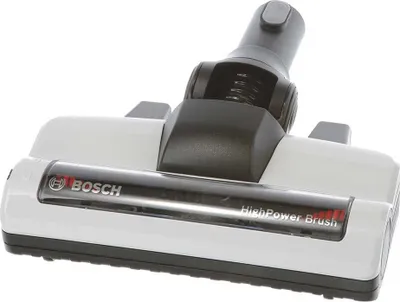 A close-up studio shot of a vacuum cleaner attachment.