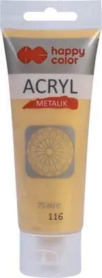 Obrázok produktu pre Akrylová farba 75ml jemná zlatá metalíza