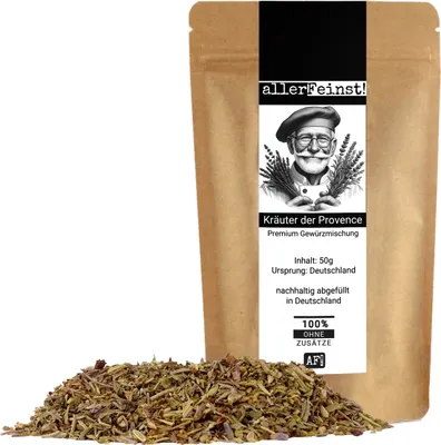 Produktbild von Kräuter der Provence - für französische Gerichte, Kräuter Gewürzmischung - 50g