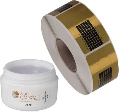 Produktbild von 30 ml UV Fiberglas Gel Klar + Modelliers