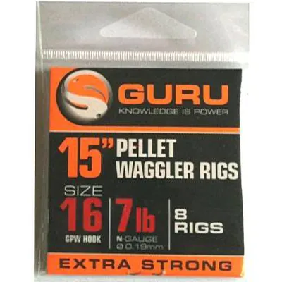 Obrázok produktu pre Przypony Method Pellet Waggler Guru Bait Bands Ready Rigs 38 cm r. 16