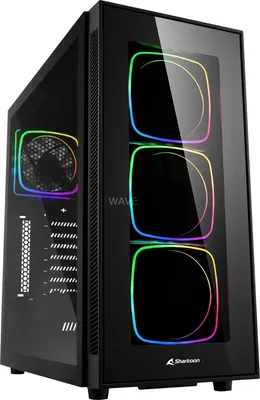 Produktbild von Sharkoon TG6 RGB Midi ATX Tower Schwarz