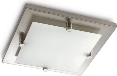 Produktbild von Philips myLiving Deckenleuchte 321151716, 1 Glühbirne(n), 2800 K, 630 lm, IP20, Chrom
