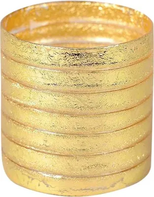 Produktbild von Rasteli Teelichthalter - Teelichthalter Glas Gold D 10cm H 10cm