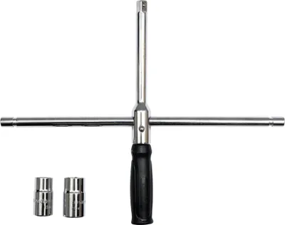 Immagine prodotto di Chiave a bussola pieghevole da 1/2" con inserti da 17, 19, 21 e 23 mm, inclusa custodia
