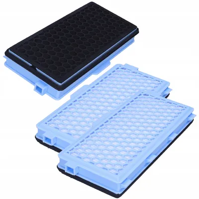 Image de Filtre HEPA de remplacement pour aspirateurs Miele Compact C1, C2, Complete C2, C3, modèle SF-AH50 (lot de 2)