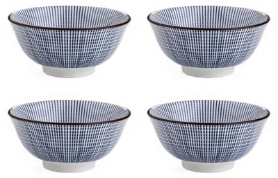 Produktbild von HOMLA Schalen NAVIA dunkelblau 15 cm 4er-Set