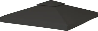 Obrázok produktu pre Fiqops náhradná strecha pavilónu strecha pre skladací pavilón pre grilovací pavilón 3x3M strešná plachta