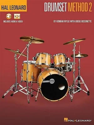 Obrázok produktu pre Hal Leonard Drumset Method - Book 2 by Kennan Wylie with Gregg Bissonette with Online Audio
