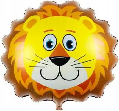 Immagine prodotto di Pallone in foil Leone zoo safari compleanno 70x66cm