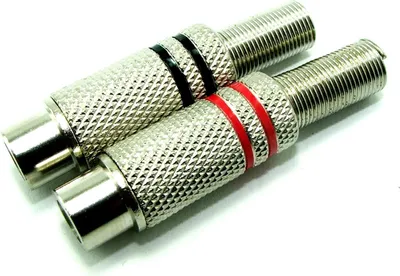 Obrázek produktu pro RCA konektor 2x RCA konektor pro kabel
