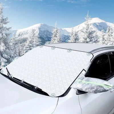 Produktbild von Famanu Frontscheibenabdeckung mit 9 Magneten - 141 x 114 cm