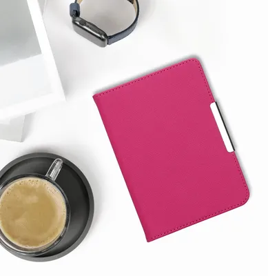 Produktbild von kwmobile Klapphülle kompatibel mit Kobo Clara BW / Clara Colour / Tolino Shine (5) / Shine Color Hülle - Schutzhülle für den eReader aus Kunstleder