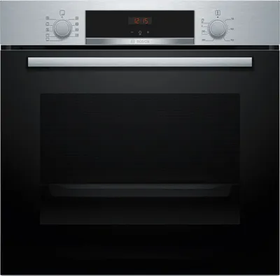 Bosch Einbaubackofen 3400W 71L Grau - HBA514ES3
