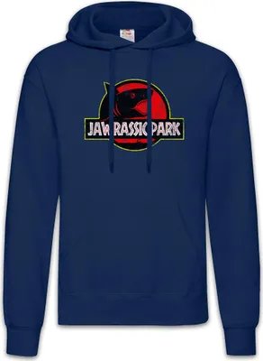 Produktbild von Urban Backwoods Jawrassic Park, Herren Hoodie, Farbe: Navy, Größe: M