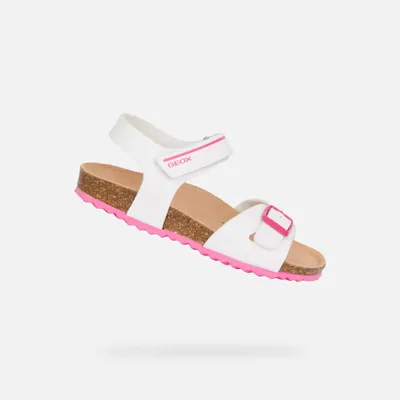 Produktbild von Geox Weiße Mädchensandalen Chalki 25