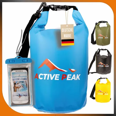 Produktbild von Active Peak Dry Bag mit Smartphonetasche Größe: 20 Liter Farbe: Himmelblau