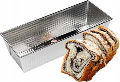Immagine prodotto di Teglia strutturata 30x12x8 cm rettangolare in acciaio