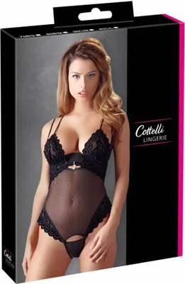 Produktbild von Cottelli LINGERIE Stringbody mit abnehmbarem Stringteil und Cups