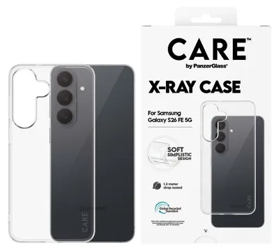 Obrázok produktu pre PanzerGlass CARE™ by ® X-Ray Case Case Samsung Galaxy S26 FE 5G, Ochranný obal, Samsung, Samsung - Galaxy new S25 FE 5G, Priehľadná