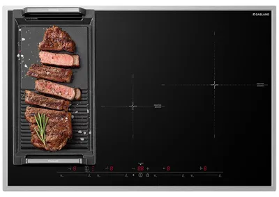 Induktionskochfeld 77 cm, 4 Zonen, FlexInduction, PowerBoost, 7000 W