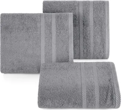 Zdjęcie produktu dla Ręcznik bawełniany MILO 50x90 cm stalowy bordiura