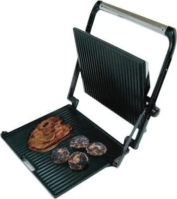 Produktbild von Pyramidea BB2088, Schwarz, Satinierter Stahl, Quadratisch, Rost, Stahl, 1 Zone(n), 90°