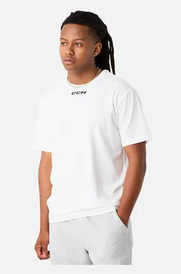 Produktbild von T-Shirt CCM TEAM SS TEE Senior weiss S