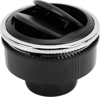 Obrázok produktu pre Prístrojová doska Klimatizácia Deflektor okrúhly ABS Galvanic Black Universal pre RV Boat Bus Car