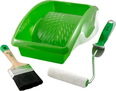 Produktbild von OSMO Farbe, 2,5 Liter, Deckweiß, Hochwertige Innenfarbe, Streich und Roll Set, Matt, Farbton 9010, Leicht zu Verarbeiten, Deckkraft Klasse 1, Emissionsarm, Mit Pinsel und Rolle