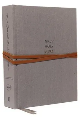 Produktbild von NKJV, Journal the Word Bible, Hardcover, Gray, Red Letter Edition, Comfort Print