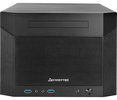 Produktbild von Chieftec CN-01B-OP, Cube, PC, Schwarz, Mini-ITX, SPCC, Heimbüro
