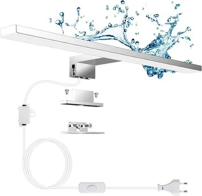 Produktbild von LED-Spiegel-Lampe-Bad-40cm-wasserdicht-weiss-6500K