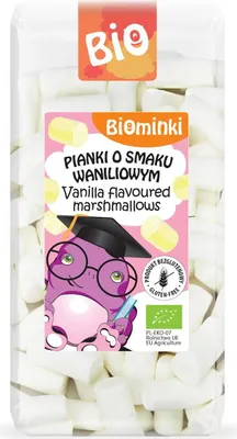 PIANKI O SMAKU WANILIOWYM BEZGLUTENOWE BIO 100 g - BIOMINKI