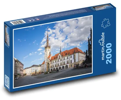 Zdjęcie produktu dla Puzzle 2000 Ołomuniec - Ratusz i Plac - martinpuzzle