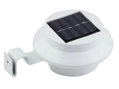 Produktbild von Solar-Dachrinnenleuchte in weiß im 2er Set