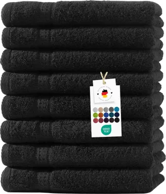Produktbild von Handtücher 50x100 cm aus 100% Baumwolle im 8er Set, Frottier Handtücher Set 500g/m2