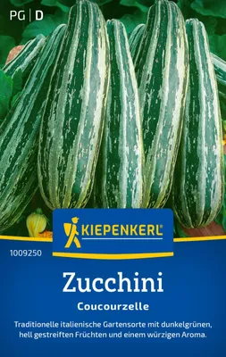 Produktbild von Kiepenkerl Zucchinisamen Coucourzelle Cucurbita pepo 10 Pflanzen